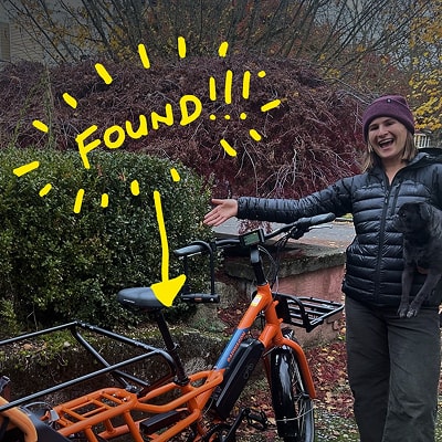 Found! A recovered bike